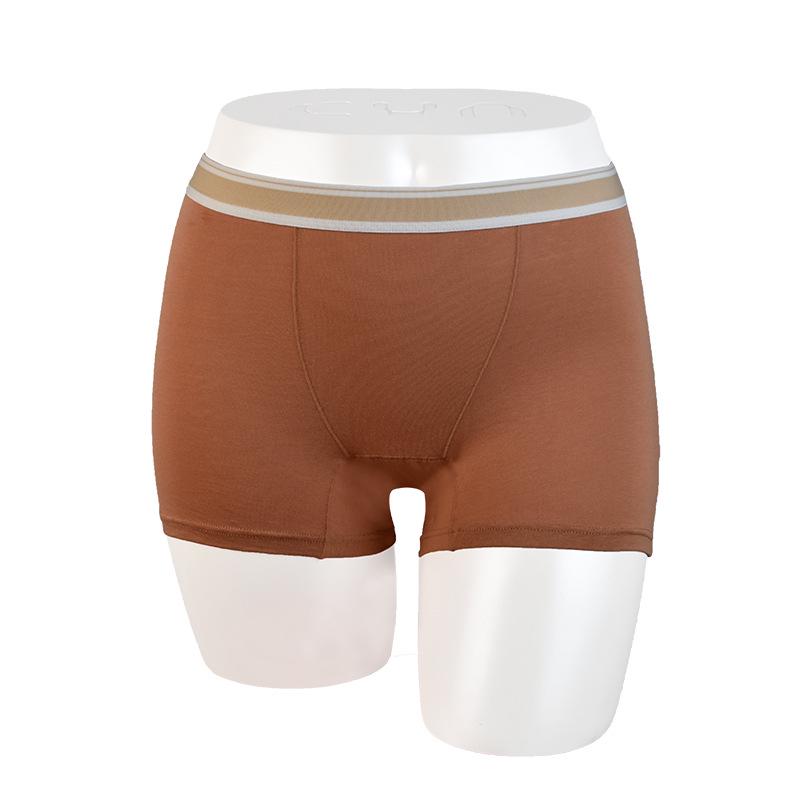 Women's Sport Extra Long Pure Cotton Breathable Anti-Chafing Boxer Briefs