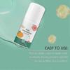 Fresh Natural Deodorant For Kids Teens,Aluminum Free Hypoallergenic Deodorant,Vanilla Citrus Roller Fragrance Children's Sweat Roller