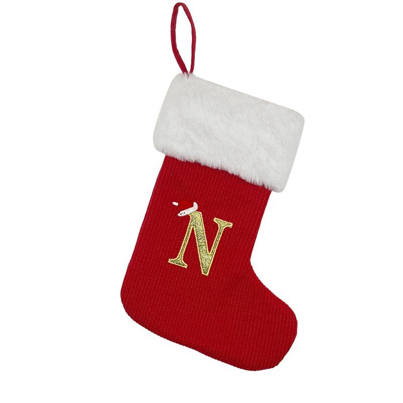 Christmas Alphabet Knitting Socks Christmas Tree Ornaments Christmas Decorations For Home 2025 Navidad Noel 2025Xmas Gift