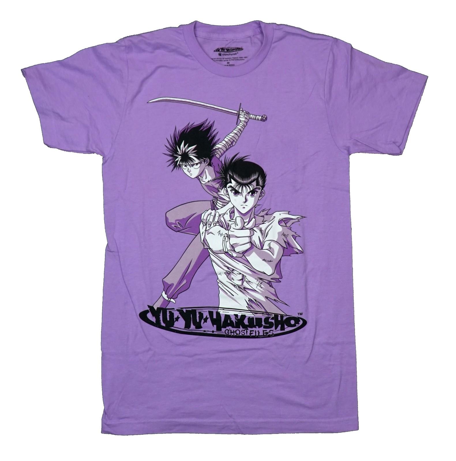 Yu Yu Hakusho New Adult T-Shirt - Yuske Hei Ghost Files Duo Image XXL