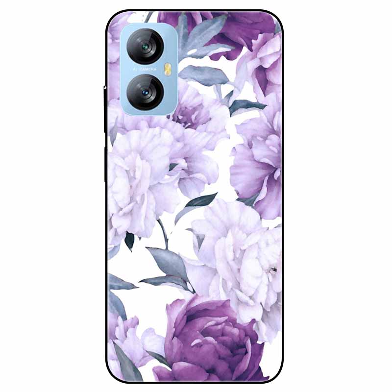 Für Blackview A52 Pro Hülle Handyhülle Stoßfeste Schwarz lackierte TPU Hülle für Blackview A52 Pro Silikon Weicher Bumper A52Pro Süß