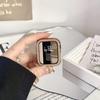 Suitable for applewatchS10/11 double-row drill case Apple Watch iwatch9876se hollow half-pack case