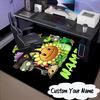 Custom Name Zombies Battle Rug for Living Room, Game Rooms, Office, Bedroom, Floor Mat Playful Design, Fan Gifts Christmas Decor