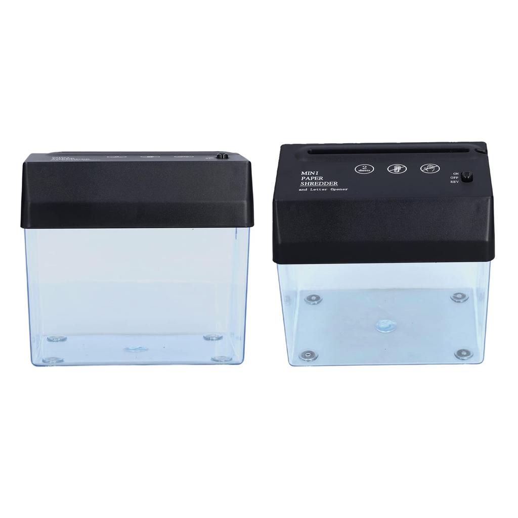 Mini Shredder, Space-Saving, Compact, Lightweight, Durable Electric Shredder for Home, Office, School