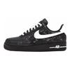 Nike Air Force 1 Abrasion Resistant Low Top Skateboard Shoes Women's Black White HQ1180-001(Team352-)