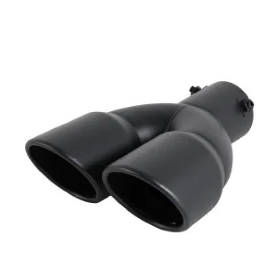 Universal 63mm Car Muffler Exhaust Tip Tail Pipe Stainless Steel Car Rear Tail Throat Car Accessories