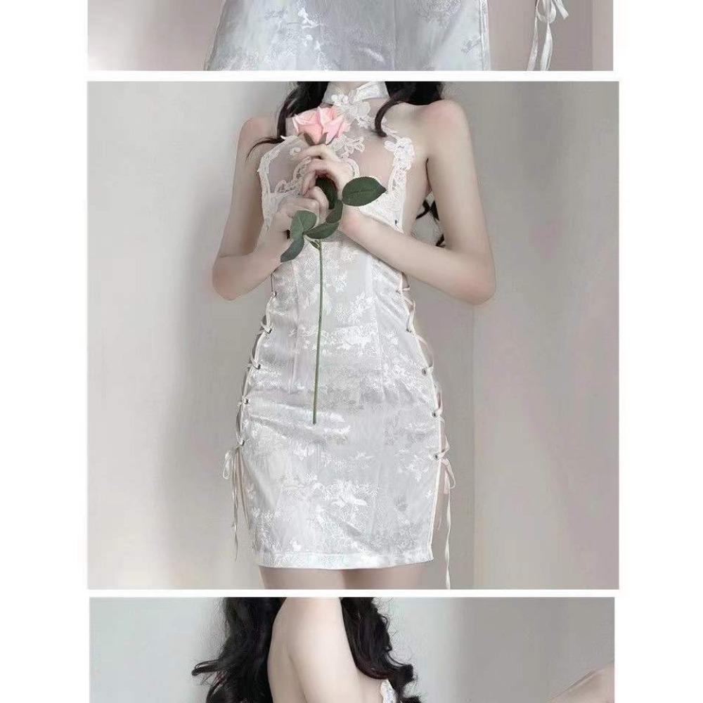 Sex Underwear Women's Antique Cheongsam Temptation Role-playing Sex Clothes Uniform Set Wholesale Tease Small Chest Wholesale