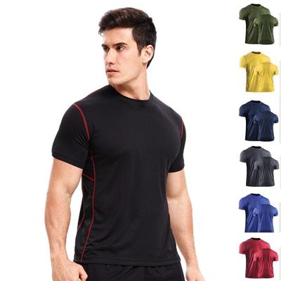 Herren-T-Shirts, Laufen, Kompression, Fitnessstudio, Kleidung, Fitness-Shirts, Muskulatur, Bodybuilding, Sportbekleidung
