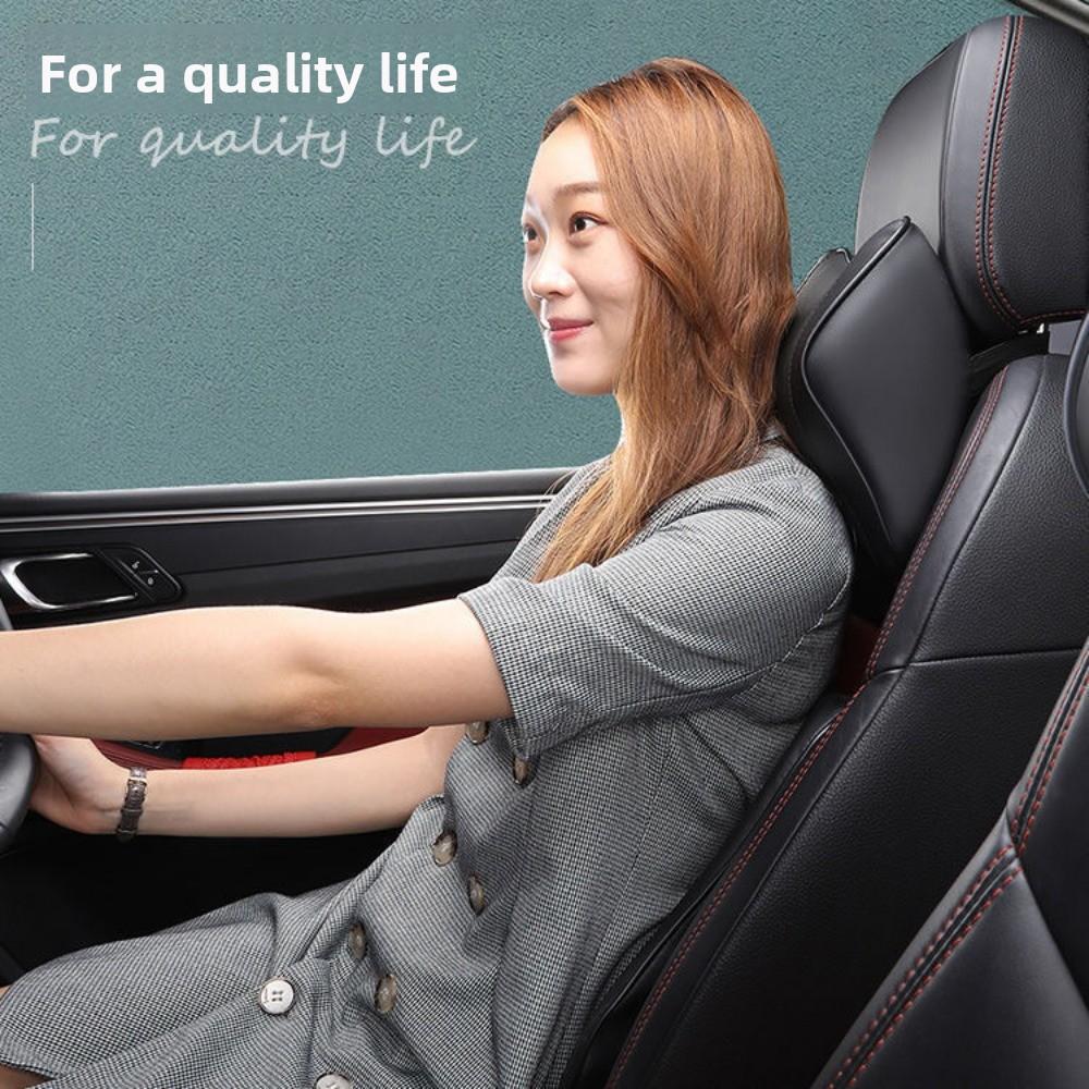 Car Headrest Waist Pillow Car Memory Cotton Neck Pillow Car Seat Car Pillow Back Pad Support Comfortable