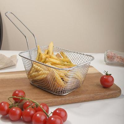 Cestello Colino in Acciaio Inossidabile per Patatine Fritte & Noodles per Cottura & Hot Pot