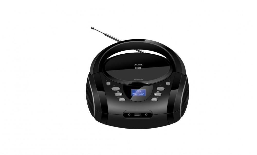 

Denver TDB-10 Radioodtwarzacz CD radio FM / DAB + USB, Denver чорний