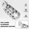 FootPegs Motorcycle For Surron Lightbee Segway X260 X160 Electric Dirt Bike Aluminum Foot Rests Pedals Dirt Pit Bike Accessories