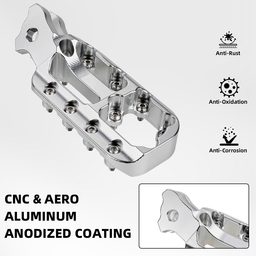FootPegs Motorcycle For Surron Lightbee Segway X260 X160 Electric Dirt Bike Aluminum Foot Rests Pedals Dirt Pit Bike Accessories