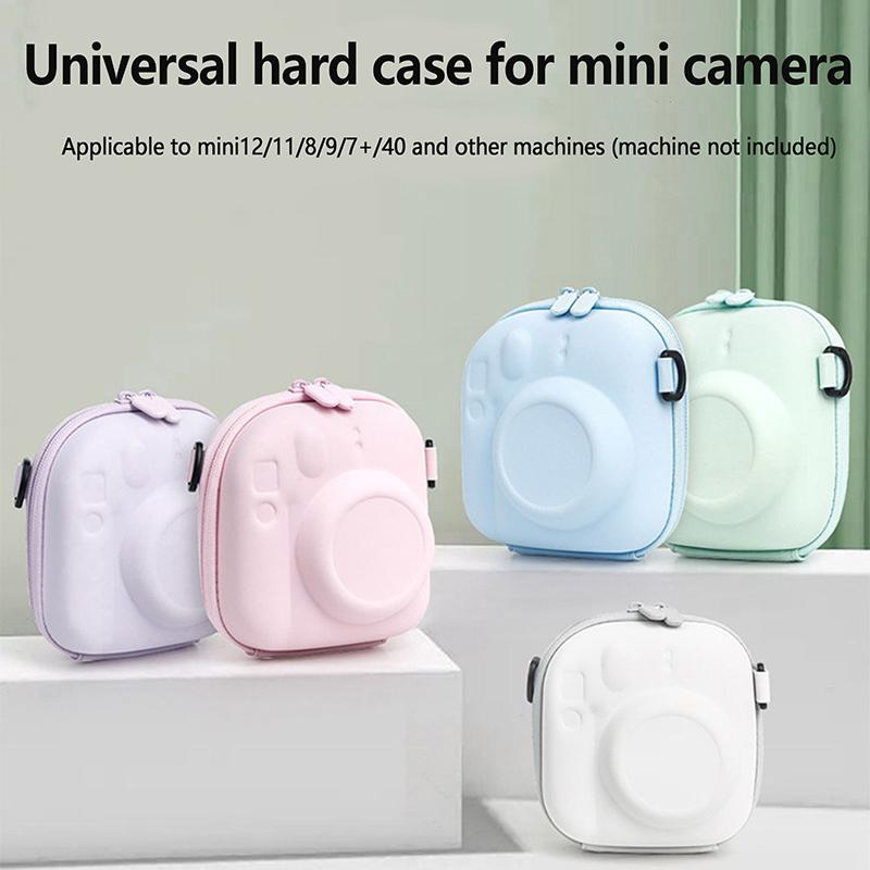 Carrying Shockproof Eva Camera Case Bag For Instax Mini 7+/8/9/11/12/40 Cameras Bag Adjustable Strap Camera Pocket