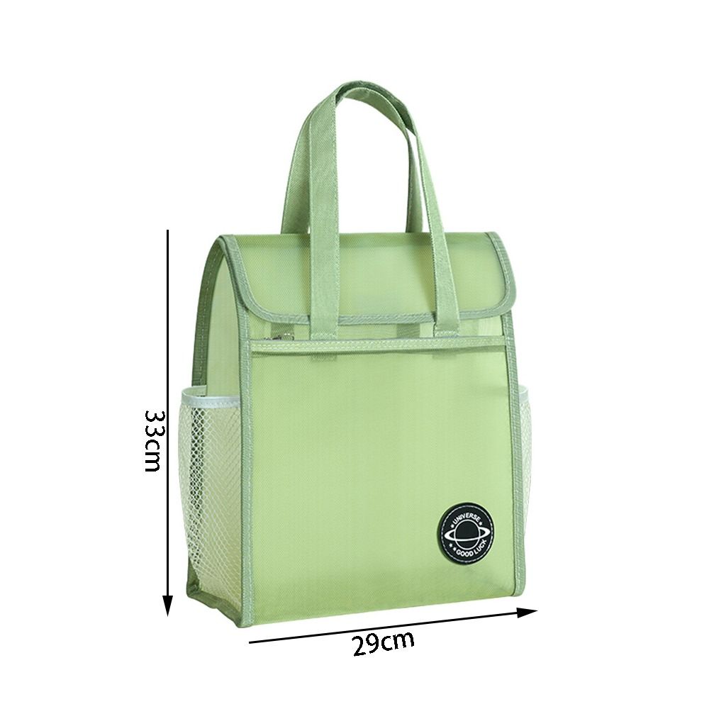 New Mesh Thickened Hand Book Bag Double Layer Large Capacity School Students Tutoring Handbag Portable Primary Tutoring Bags