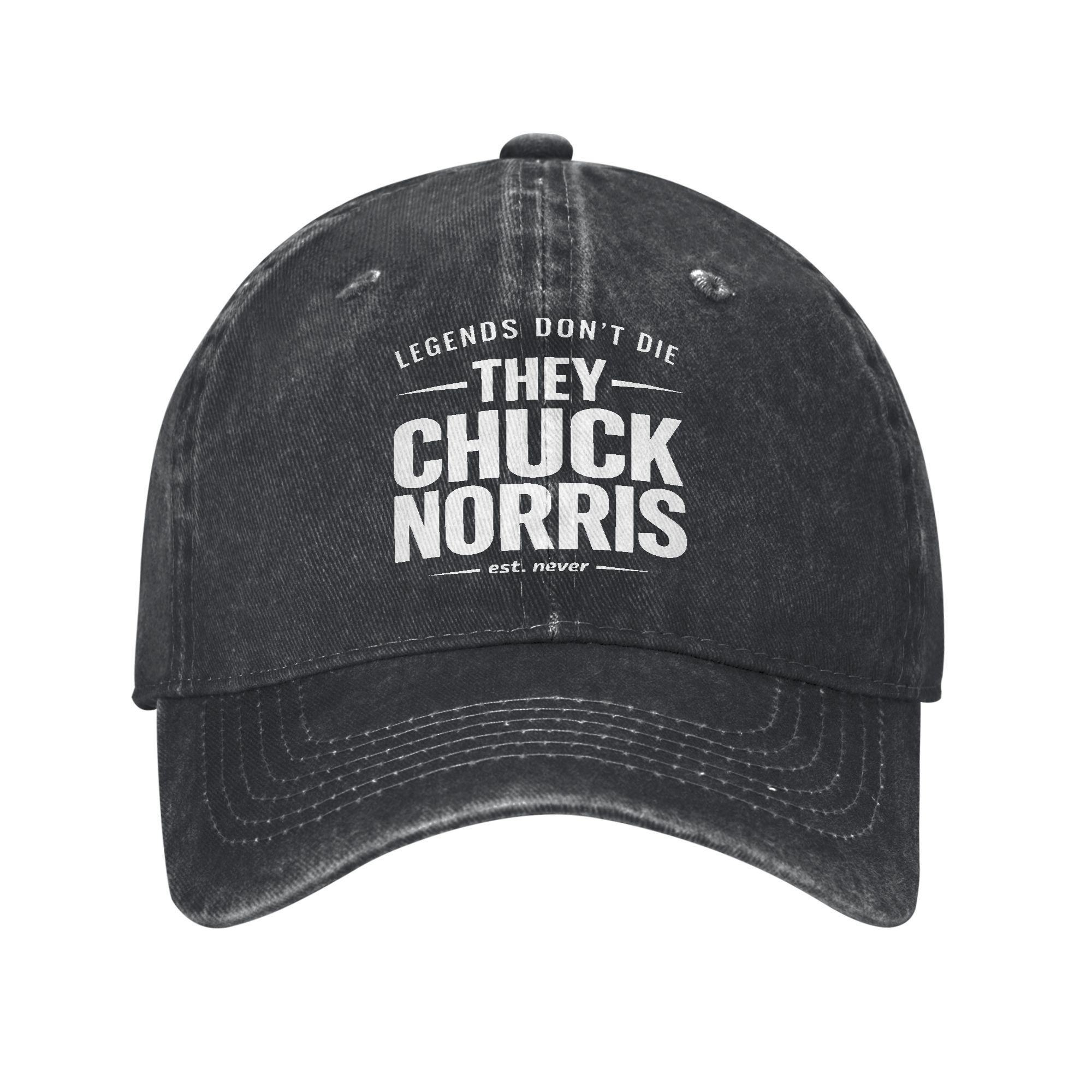 

Legens Never Die Chuck Norris Actor Unisex Baseball Cap Distressed Washed Hats Cap Outdoor Activities Adjustable Sun Cap One Size чёрный