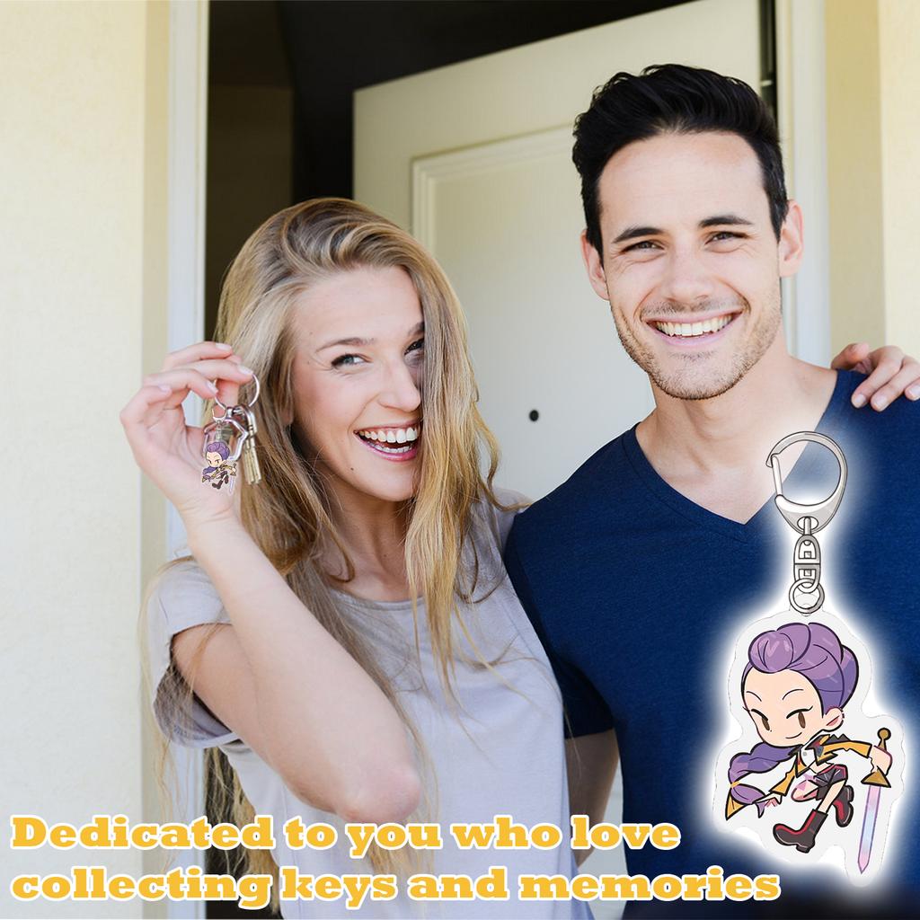 Akryl Nøkkelring Anheng – Søt Dekorativ Gave Til Studentryggsekker