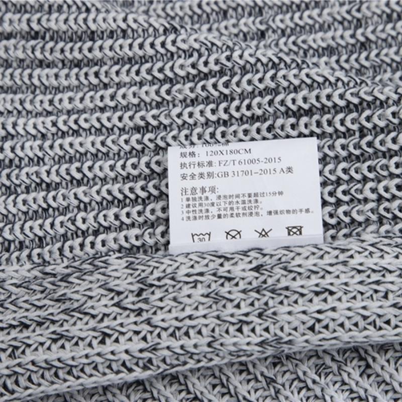 High-End Knitted Wool Blanket with Gradual Color Change Light Luxury Sofa Decor for Home Christmas New Year Valentine's Day Gift