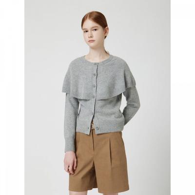 Women S caShmere Blended Cape Cardigan c254kSl144
