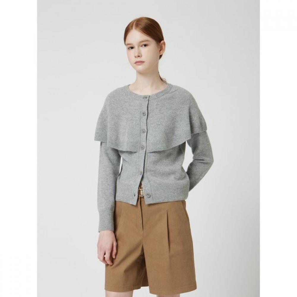 

Cc Collect Cashmere Blended Cape Cardigan C254ksl144 Light beige (LE)/FREE