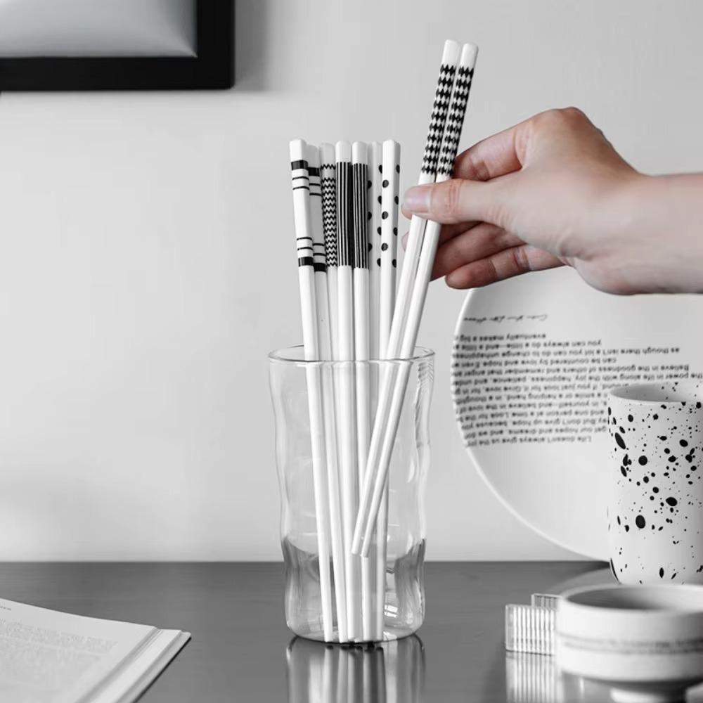 5 Pair Set Anti-scalding Mould Resistant Chopstick Chinese Chopsticks  Kitchen Tableware Accessories