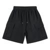 Akesi Cargo Bermuda Sweat Shorts Black