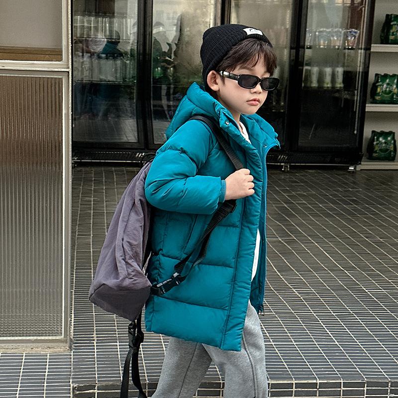 Children Winter Hooded Warm Casual Parkas Jackets Boys Girls Thicken Windproof Outerwear
