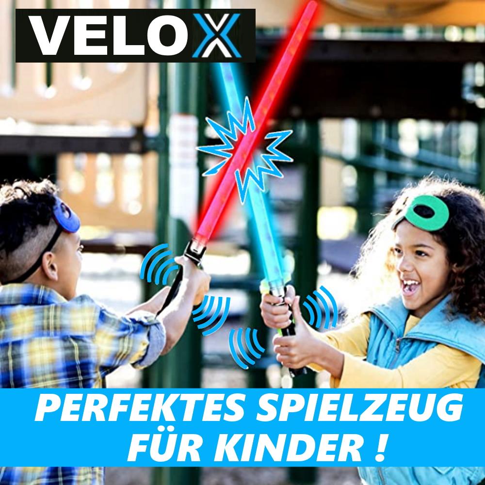 VELOX Lightsaber Lasersaber Children Lightsaber Changeable Colors Sound 2-pack