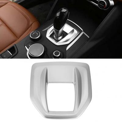 Kleines Auto-Schalttafel-Rahmen, verchromte Zierabdeckung, passend für Alfa Romeo Giulia/Stelvio 2017, Auto mit verchromter Textur