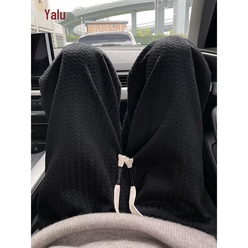 Men s Summer Retro Plaid Wide-Leg Casual Pants 3XL