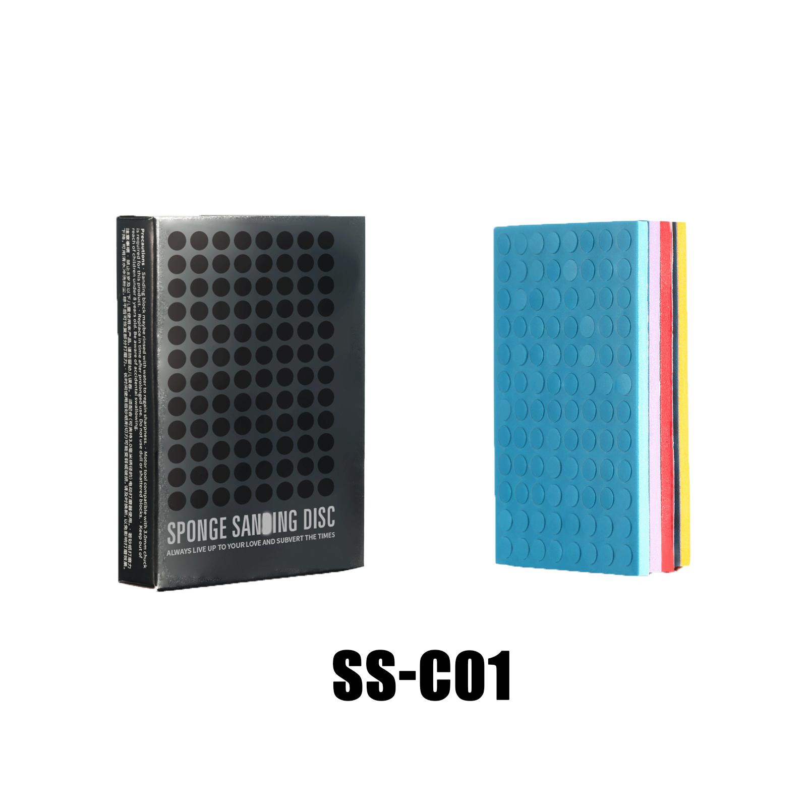 

1 шт. DSPIAE SS-C01 SS-C02 Губка наждачная бумага двухсторонняя абразивная модель инструменты шлифовальный губчатый блок полировальная губка для хобби своими руками