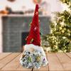 Senior Gnomes Plush Dolls with Faux String Light Christmas Dwarf Ornament Decorative Figure Table Centerpieces Decors
