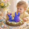 Creative Ornaments Easter 3D Printed Gift Fun Rabbit Easter Party Decor Display Atmosphere Decor Festive Present
