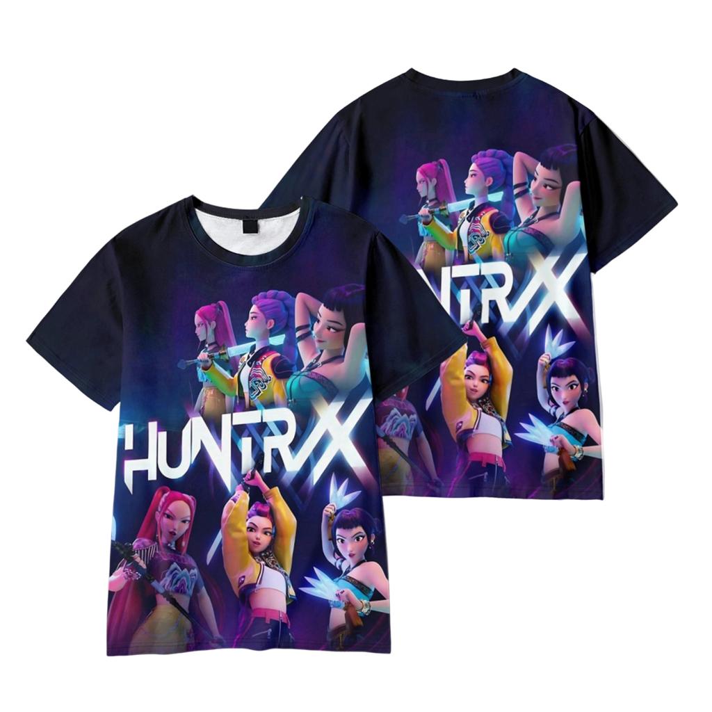 Children's Casual Fashionable Loose And Comfortable Printed Short Sleeved T-shirt Top