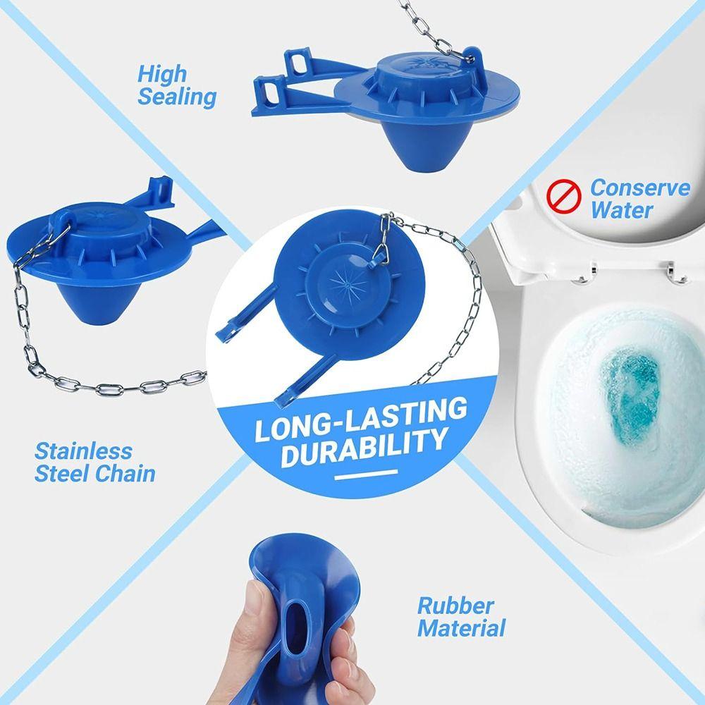 Rubber Plug Toilet Flapper Toilets Tank Water Saving Toilet Bowl Seal Toilet Tank Flush Valve
