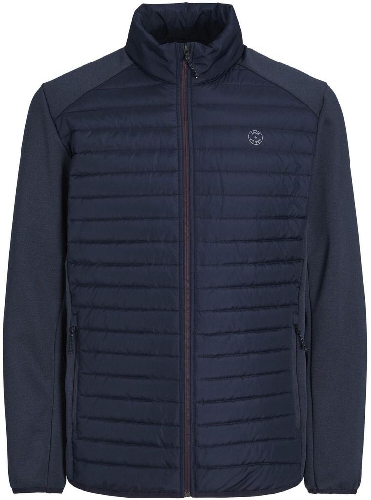 Winter Jacket Jack & Jones Multi Quilted Collar Plus Size Jacket (12253852) Jjemulti Noos Pls (12253852) Navy Blazer