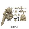 Figurine de acțiune cu mini cărămizi Forțele Speciale Navy Seals Soldați Moderni KSK SSO Blocuri de Construcție Jucării pentru Copii WM6147