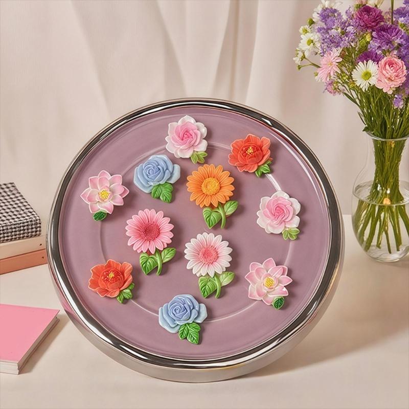 Food Grade Silicone Floral Mold For Resin Clay Plaster Cake Decoration Creation Sunflowers Flowers Flower Embossing Tool