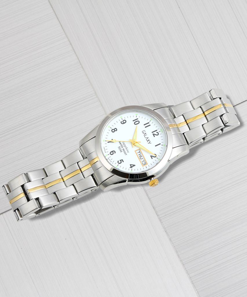 Gaelleogsi 5 Atm Men'S Metal Wristwatch Qa9012Mb-1