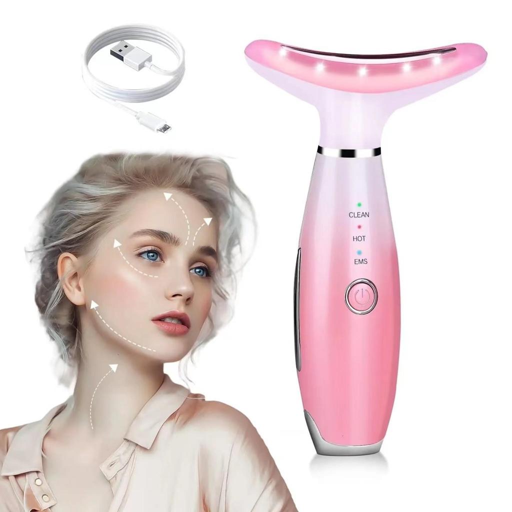 Neck Care Microcurrent Massager: Smooth Wrinkles & Lift Skin