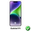 Displayschutz für Oukitel P1 [2er-Pack] Schutzfolie aus Kunststoff, strapazierfähig, ultradünn, Phonillico®