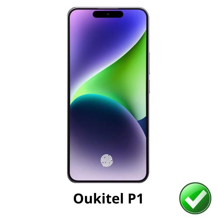 Displayschutz für Oukitel P1 [2er-Pack] Schutzfolie aus Kunststoff, strapazierfähig, ultradünn, Phonillico®