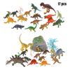 Jurassic Dinosaur Figures Realistic Plastic Model Toys Set Of 17 Pieces
