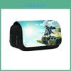 Legend Of Zelda Collectible Dual Layer Pen Case With Durable Nylon For School Use