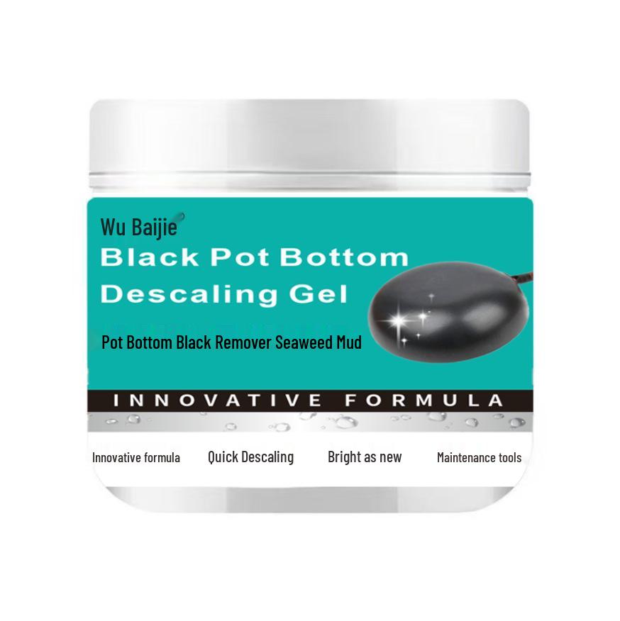 

Pot Bottom Descaler & Black Spot Remover - Seaweed Mud Formula for Stainless Steel Kitchen Cookware 300g Pot Bottom Descaler Seaweed Mud [1 bottle]