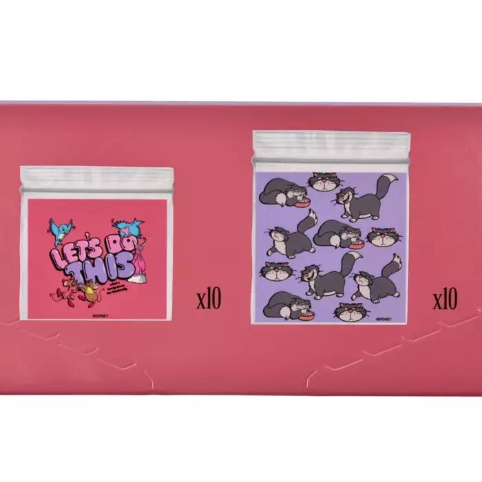 Disney Jack & Gus Lucifer Bolsa com Zíper Japão NOVO Loja Disney