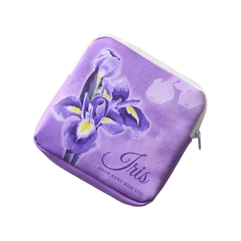 

Portable Sanitary Pads Bag Large Capacity Makeup Bags Cute Period Bag for Women 1
