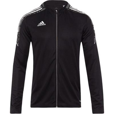 Logo Print Zip-Up Track Jacket Men Outerwear Black GH7129