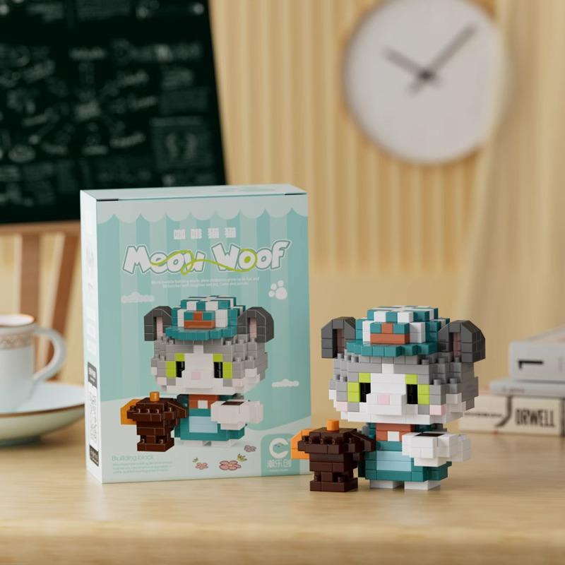 Children's Micro-Particle Building Block Animal Figurines: Creative Assembled Toys for Boys and Girls