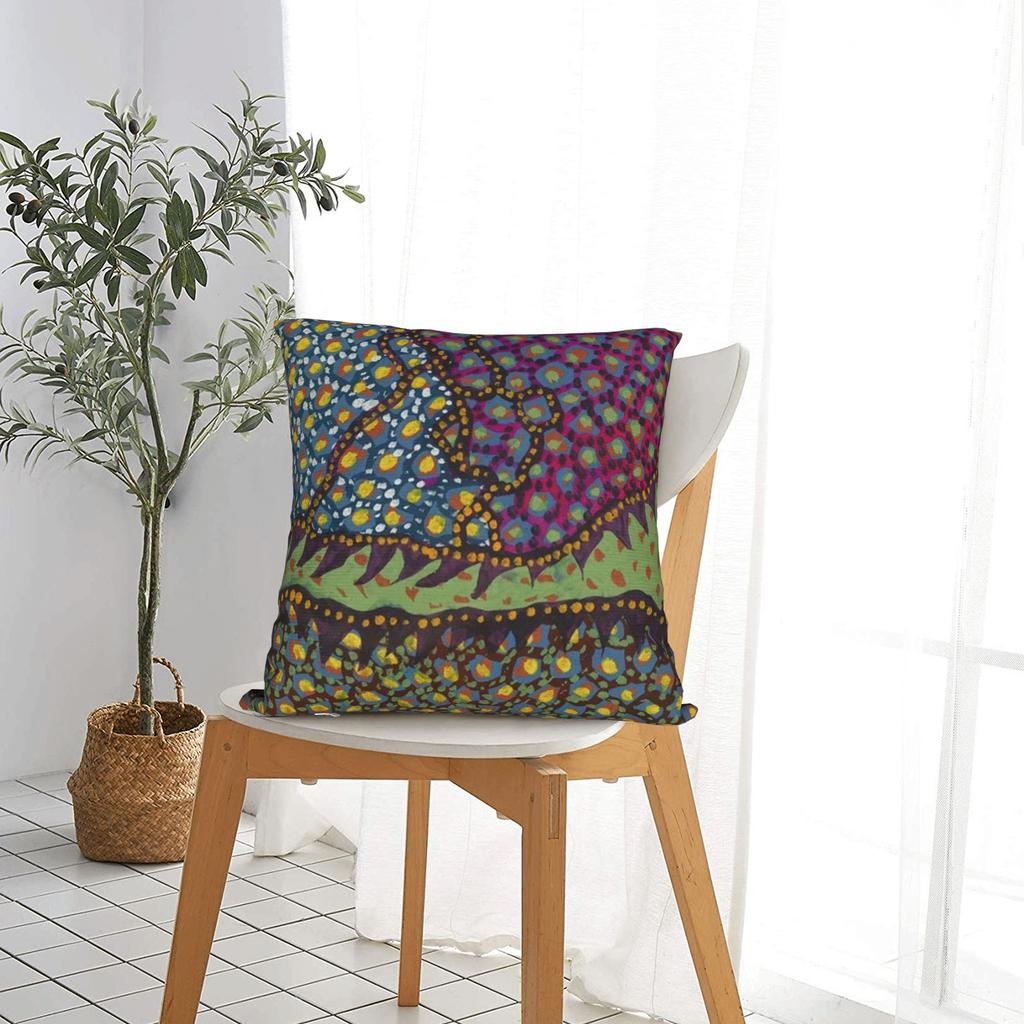 Yayoi Kusama - Batik Pillowcase Polyester Cushion Cover Decoration Throw Pillow Case Cover Home Square 45*45cm